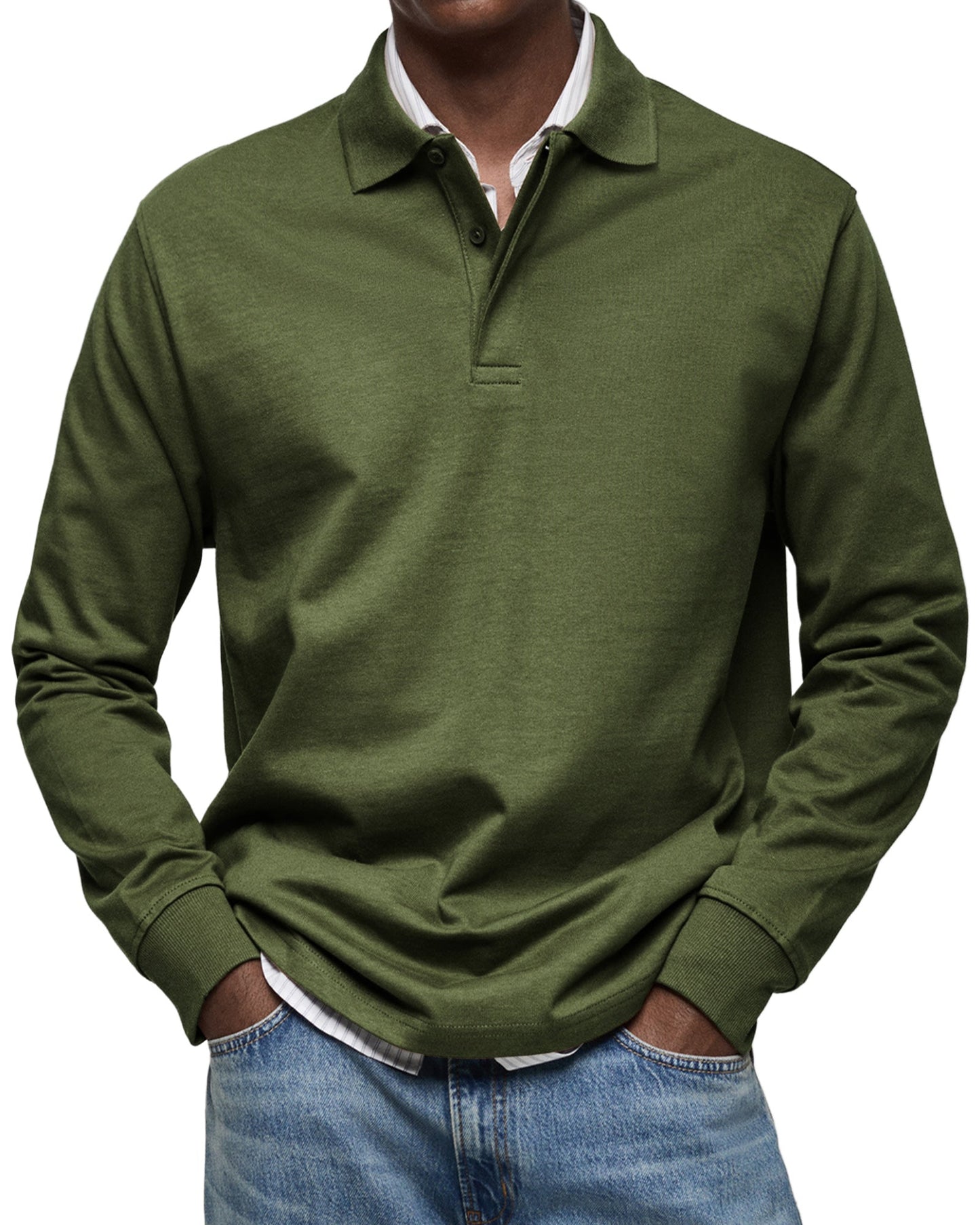 Alexandre™ | Polo Manches Longues Casual