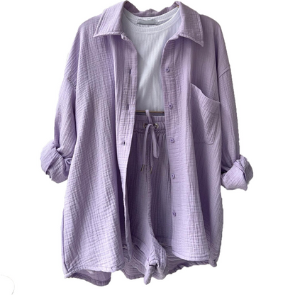 Montrel ™ - Ensemble Suzanne 2 Pièces Décontracté & Confortable